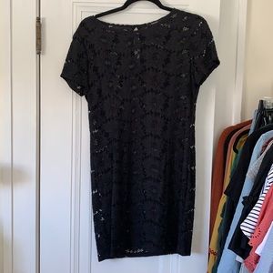 Black Floral Lace Forever 21 Dress